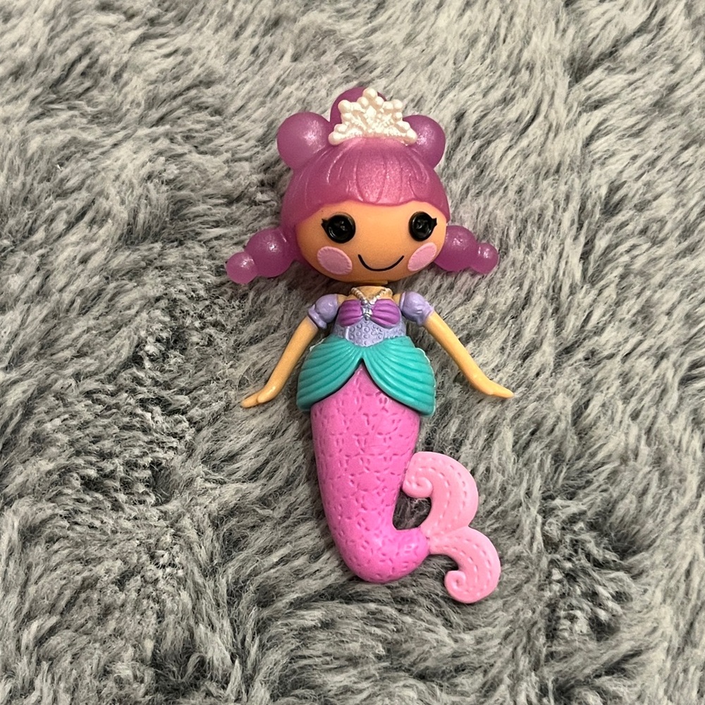 🤡3/30$ RARE Mini Lalaloopsy Pearly Seafoam Mermaid Mini Read